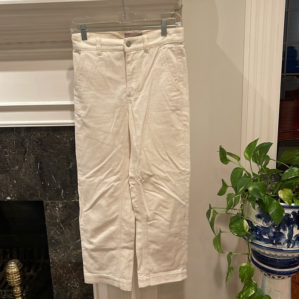 Everlane cropped straight cordoroy